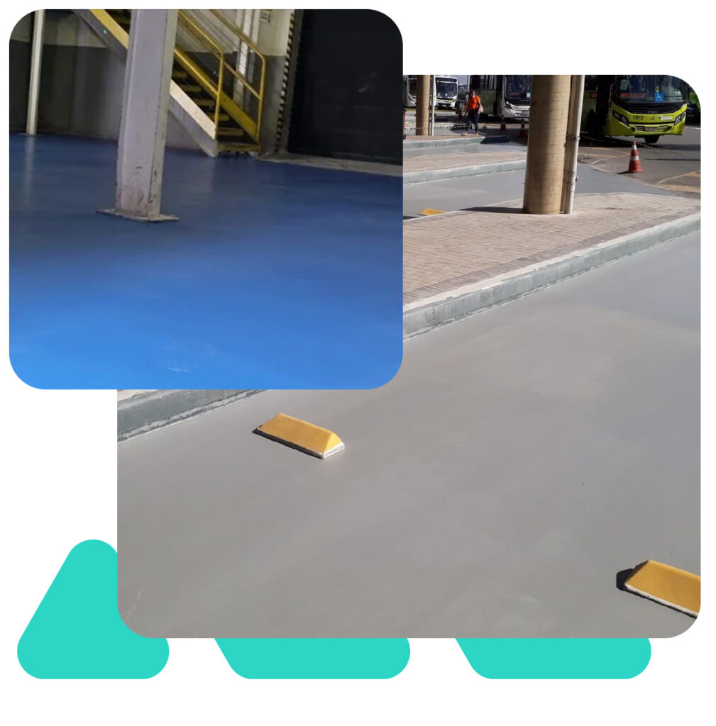 Aplicação de Piso Uretano Industrial
