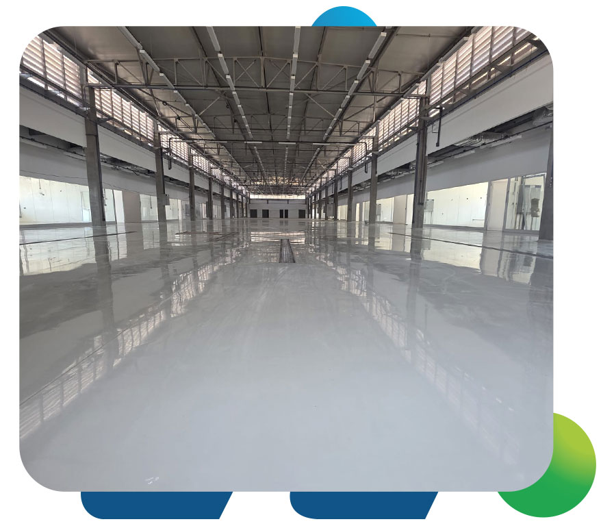 Piso industrial para galpões e armazéns